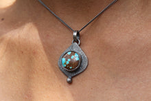 Cargar imagen en el visor de la galería, Dije de plata .925 con Turquesa Arizona
